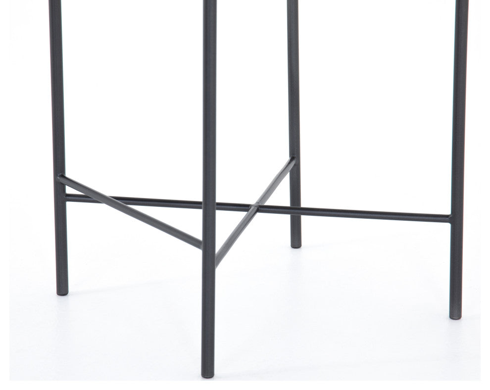 Garza Stool, Natural Leather, Counter