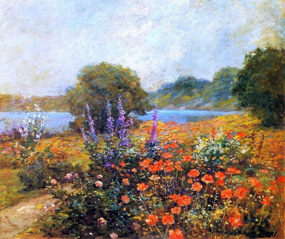 Abbott Fuller Graves Poppies Premium Canvas Print