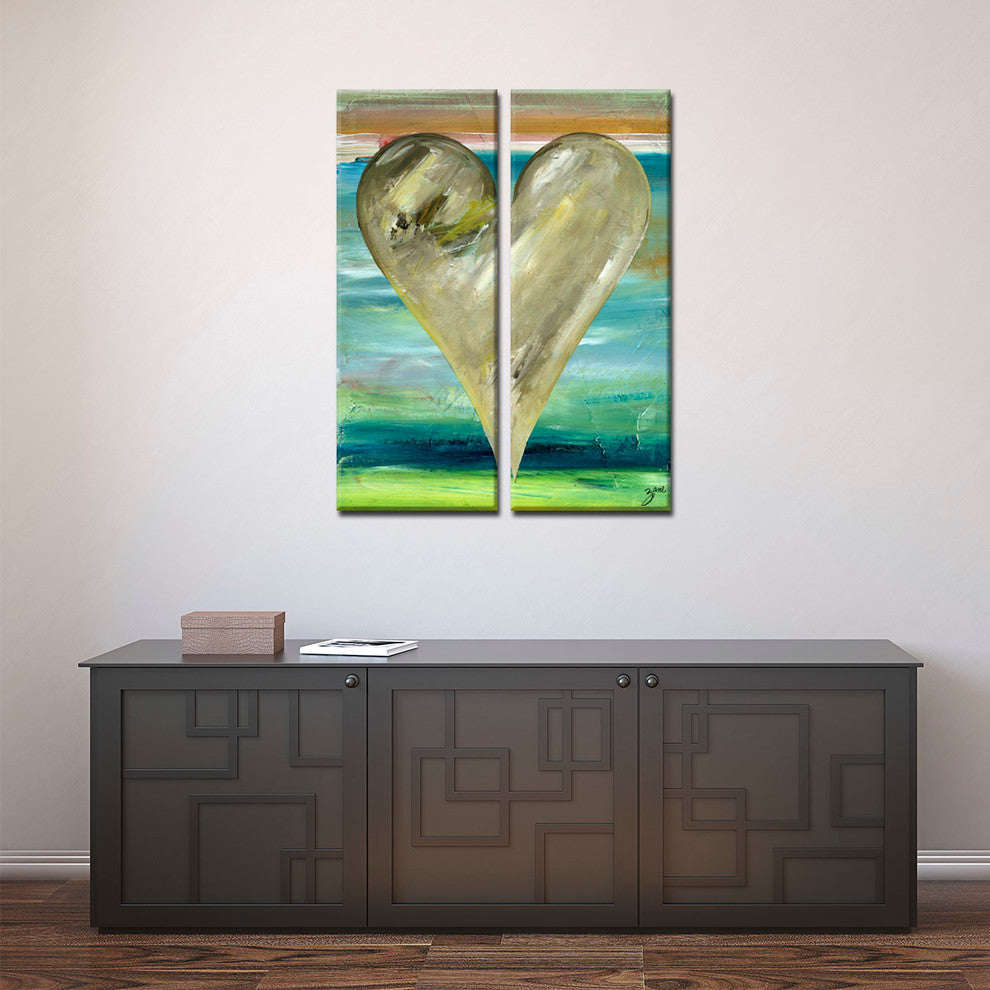 Heartwork "Karachi" 2-Piece Canvas Art Set, 30"x12"