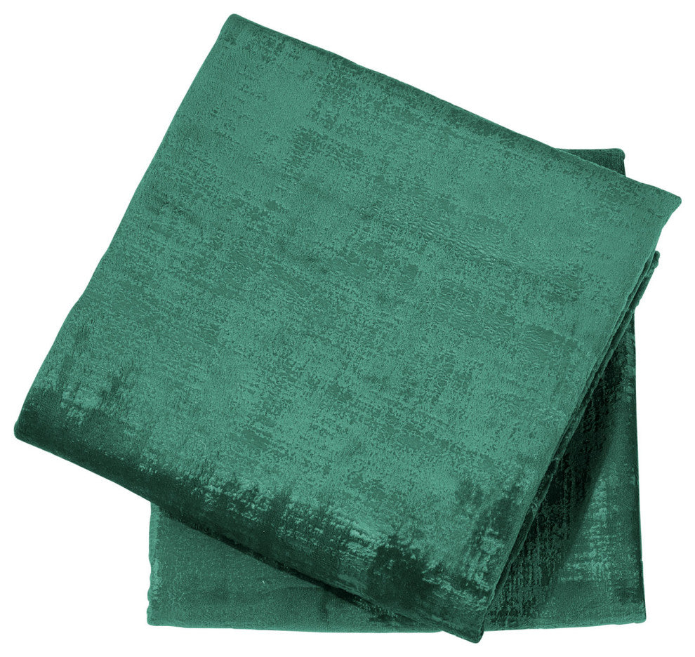 Velvet 2 Piece Euro Pillow Cover Set, Eden, 2 Piece, 26"x26"