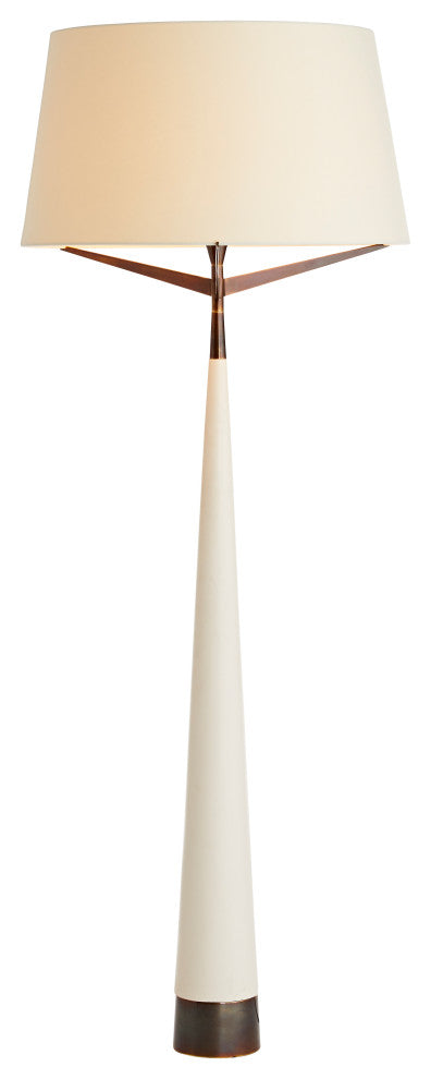 Elden Floor Lamp, Ivory