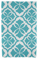 30x60" Ceylon, Geometric Print Beach Towel, Turquoise