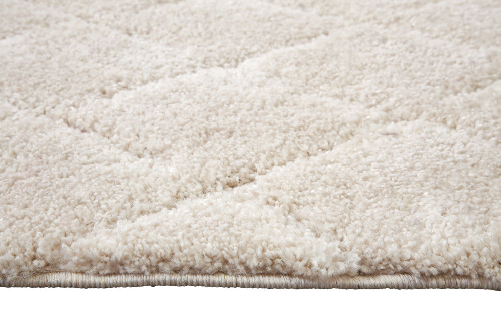 Denali Bijou Cream Polypropylene Tufted Area Rug