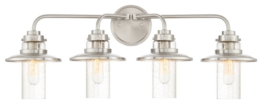 Dover 4-Light Bath, Satin Platinum