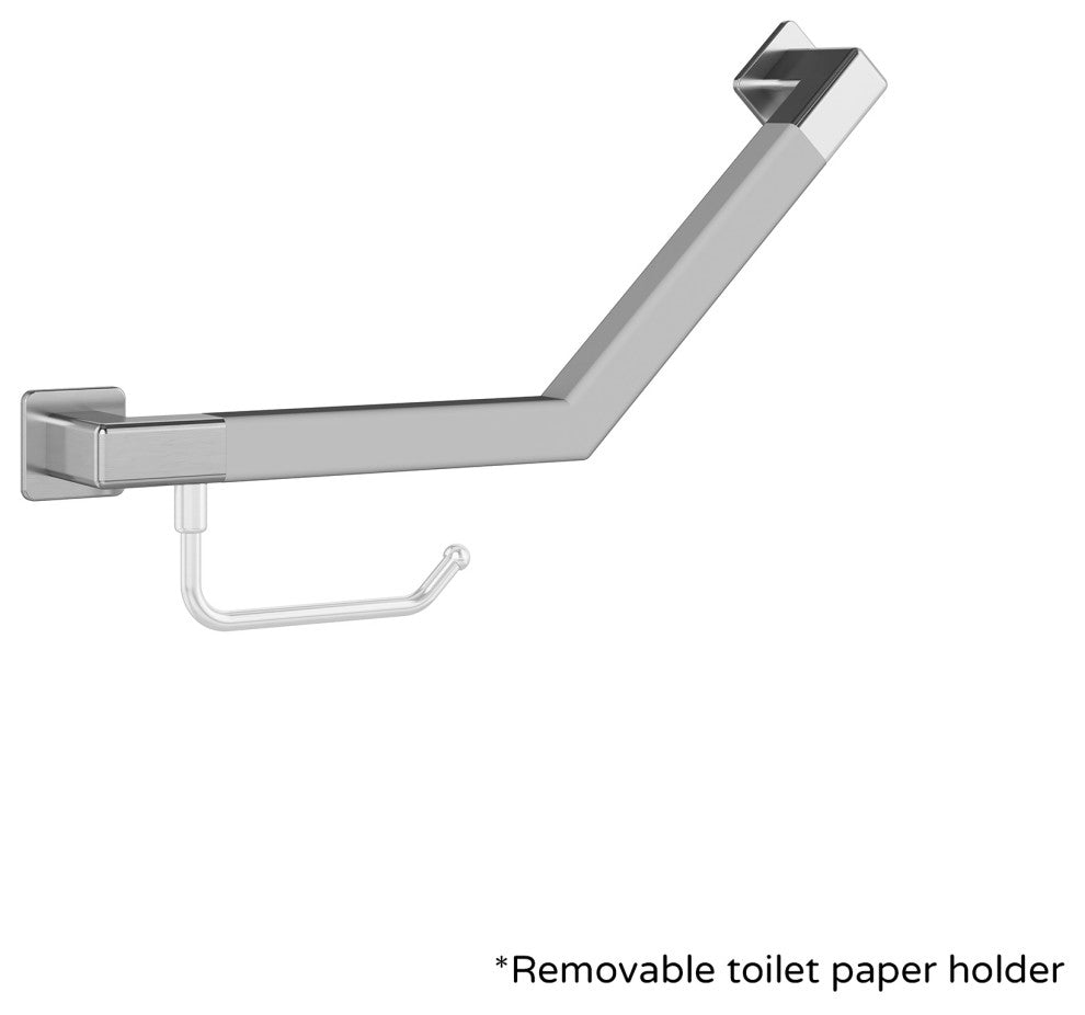 Seville Corner Bar, Brushed Nickel