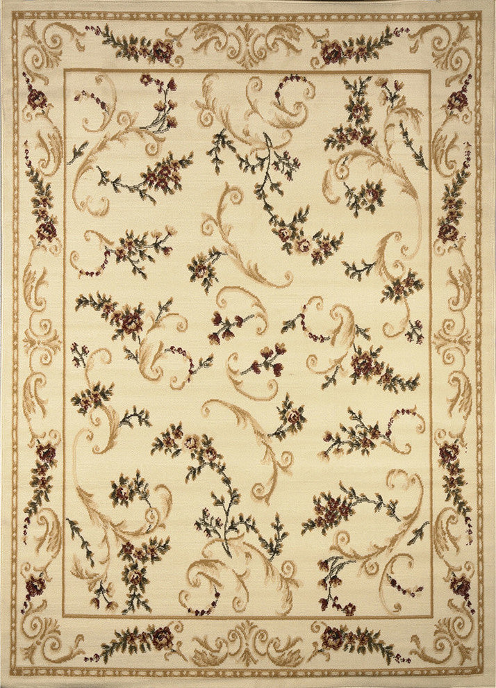 Home Dynamix Optimum Apollo Area Rug 7'8"x10'4", Floral Ivory