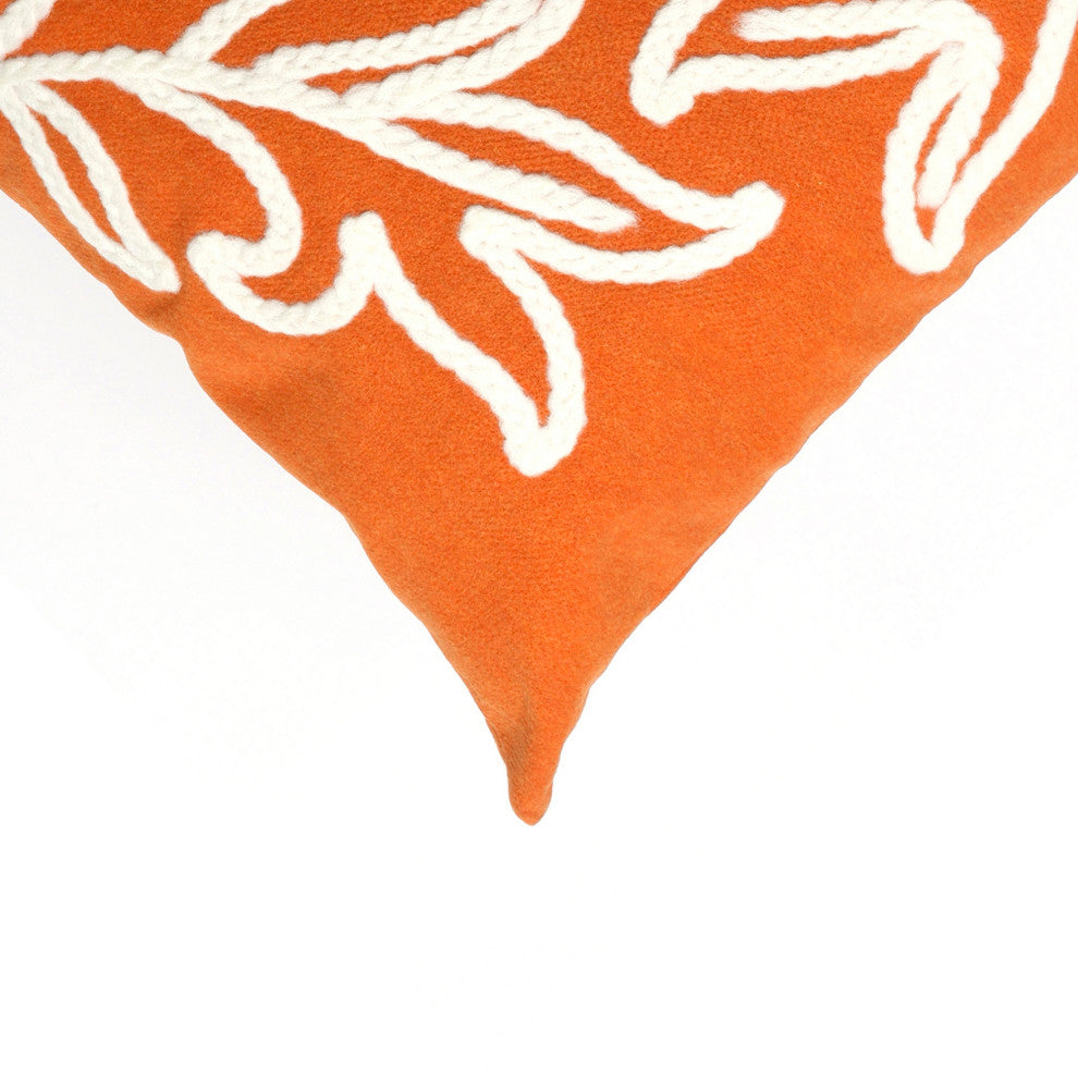 Visions I Windsor Pillow, Orange, 12"x20"