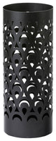 Peacock Round Umbrella Holder, Mango Steam, Black