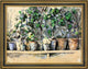 Paul Cezanne The Flower Pots Framed Premium Canvas Print, 21"x28"