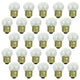 Sunlite Clear S11 Round Decorative Bulb, Medium Base (25 Pack)