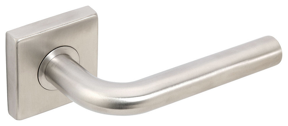 Cologne Lever, Tubular Privacy, Backset, Satin Stainless Steel, 2-3/4" Backset