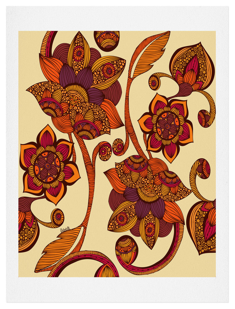 Deny Designs Valentina Ramos Boho Flowers Art Print