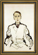 Egon Schiele Portrait of Heinrich Rieger - 16" x 24" Framed Premium Canvas Print