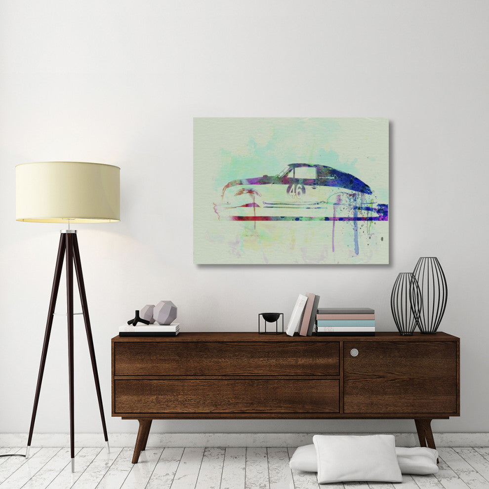 "Porsche 356 Watercolor" Fine Art Print