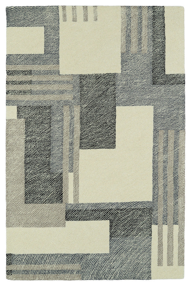 Kaleen Hand-Tufted Montage Collection Rug, 9'x12'