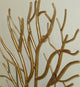 Gold Twig Branches Basket, Contemporary Metal Holder