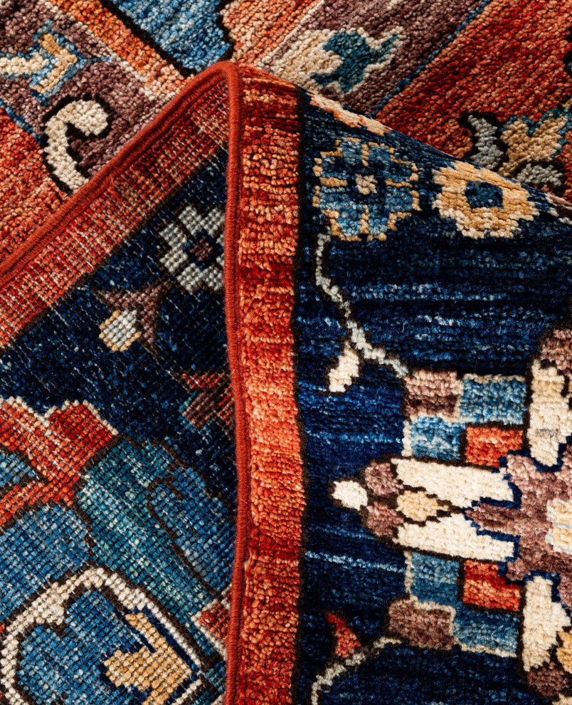 Serapi One-of-a-Kind Hand-Knotted Area Rug Red, 9'1" x 11'11"