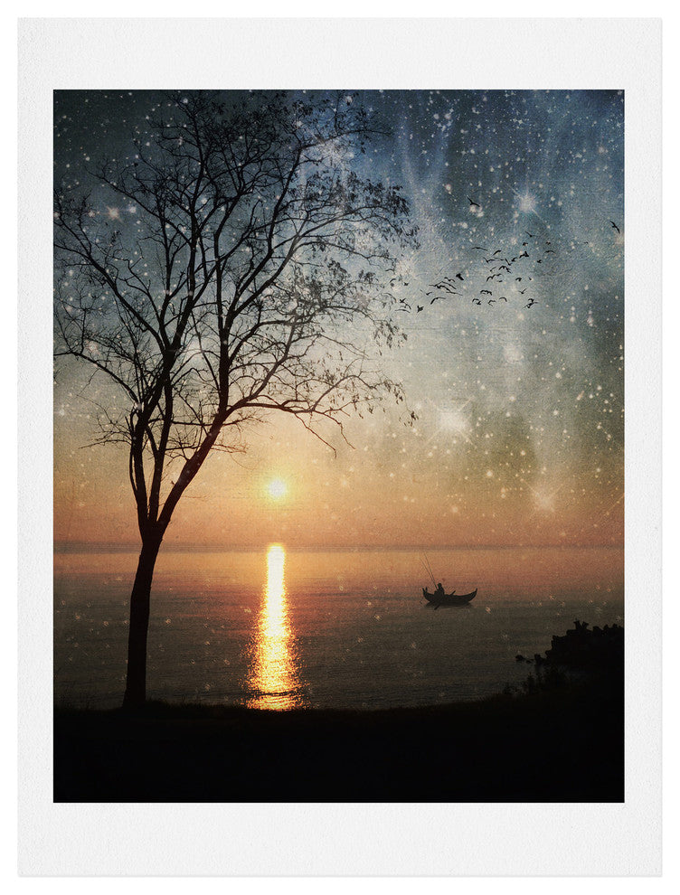 Deny Designs Belle13 The Old Man And The Sea Art Print