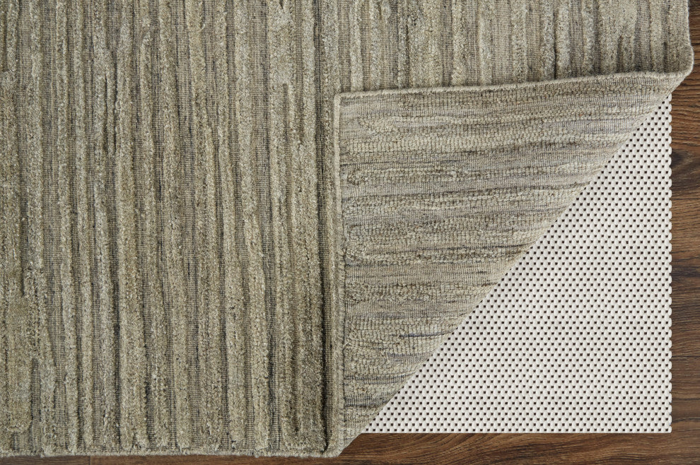 Braeside T8005 Transitional/Casual Area Rug, Taupe/Gray, 8'x10'