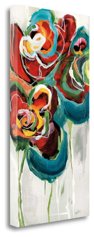 "Wasabi Rose II" By Angela Maritz, Giclee Print on Gallery Wrap Canvas