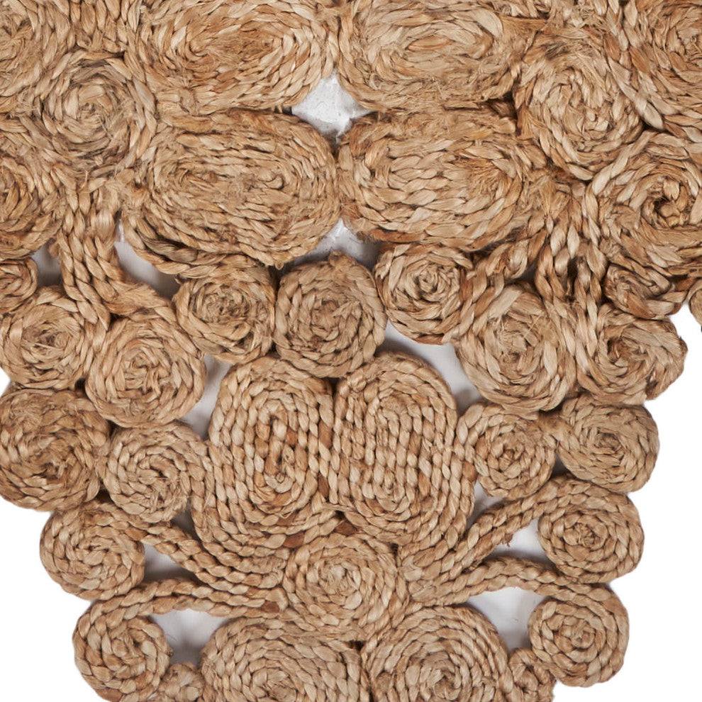 Bordered Braided Organic Jute Table Runner