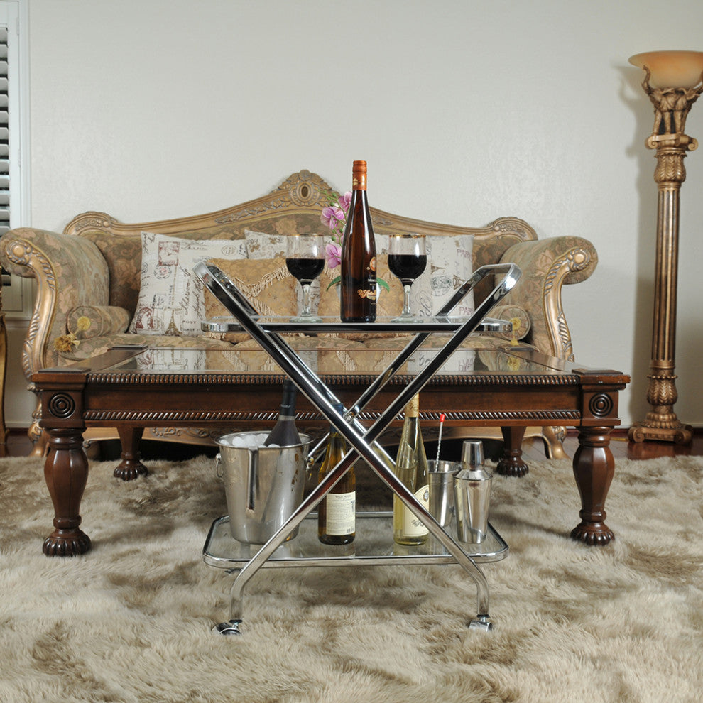 Anne Home, X-Shape Bar Cart