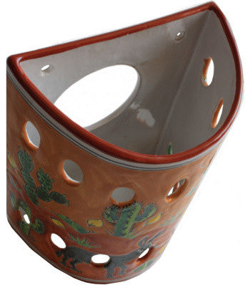 Desert Talavera Ceramic Sconce
