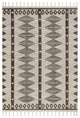 Autumn Geometric Tasseled Area Rug, Beige 3' x 5'