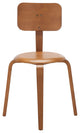 Safavieh Luella Stackable Dining Chair, Walnut
