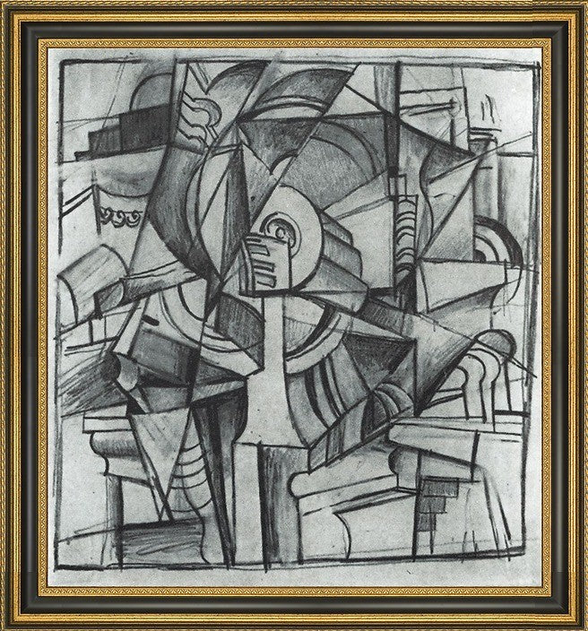Kazimir Malevich Cubo Futurist Composition