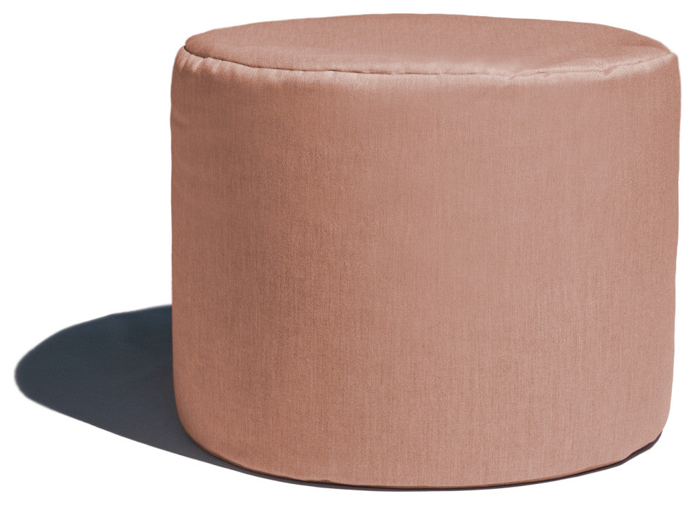 Sunbrella Outdoor Patio Bean Bag Pouf, Petal