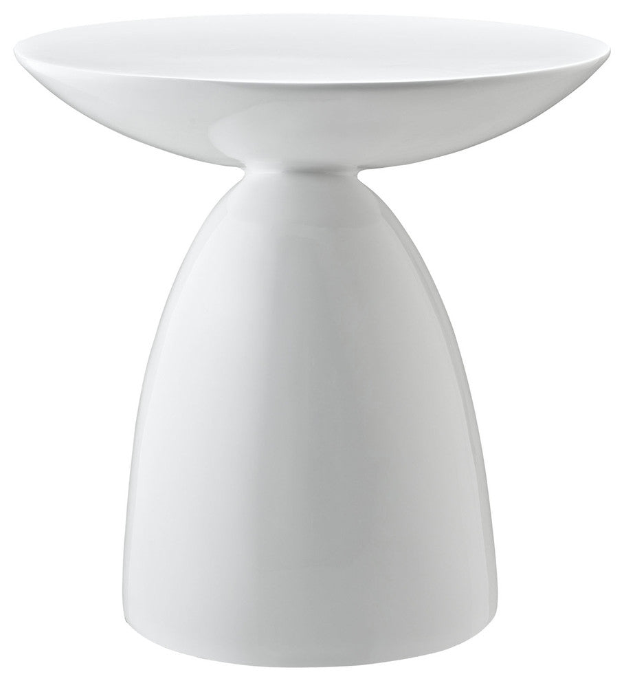 Modern White Flow Side Table