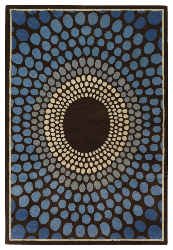 Int Contemporary Area Rug, 9'x13'