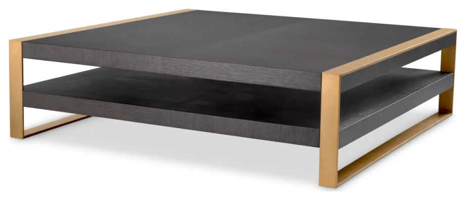 Square Oak Coffee Table, Eichholtz Guinness