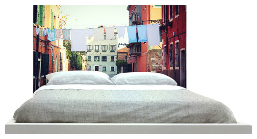 "Laundry In The Town" Headboard