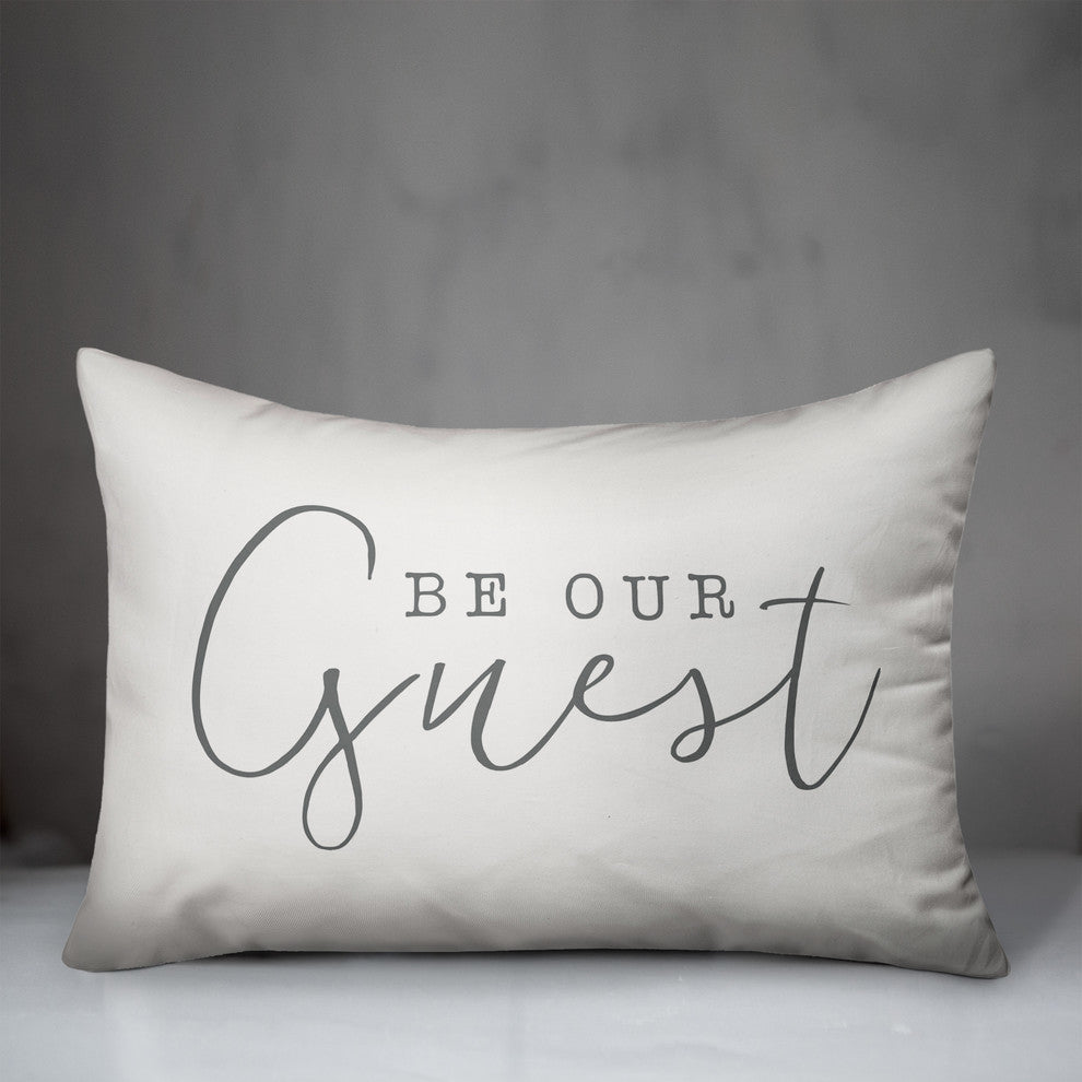 Be Our Guest Outdoor Lumbar Pillow