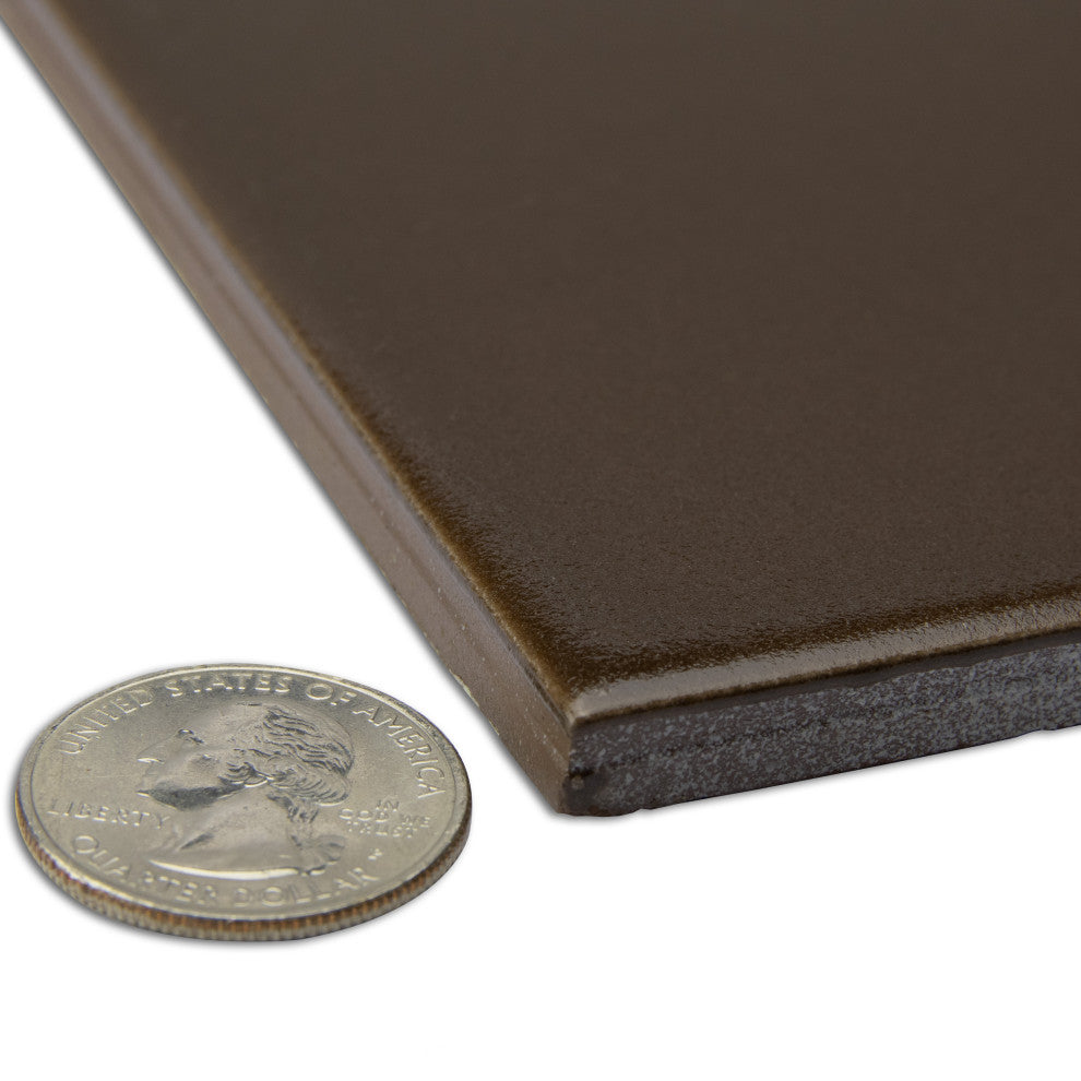 Monocolor Caoba Ceramic Floor and Wall Tile
