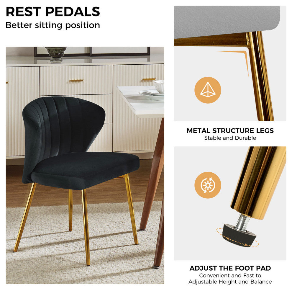 Milia Dining Chair, Black