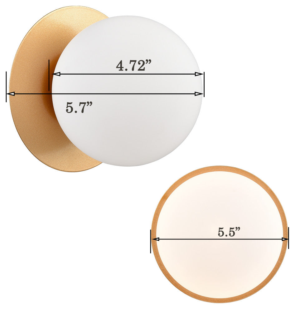 Gold Wall Sconce Modern Wall Light