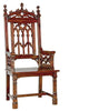 Gothic Tracery Cathedral Chair