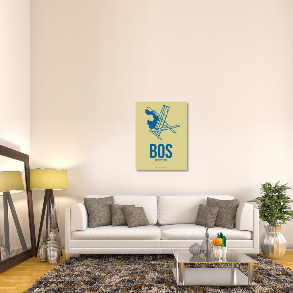 "BOS Boston Poster 3" Fine Art Print
