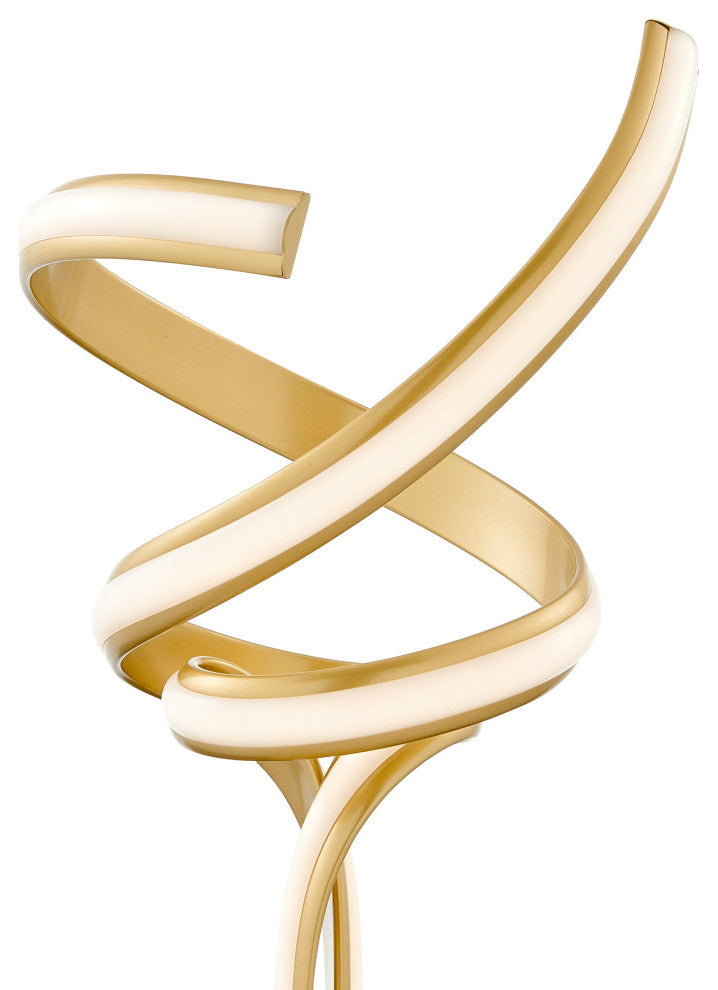 Munich Integrated LED with Touch Dimmer Table Lamp, Gold