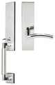 Brussels Lever, Mortise Dummy Handleset, Right Hand, Polished Stainless Steel
