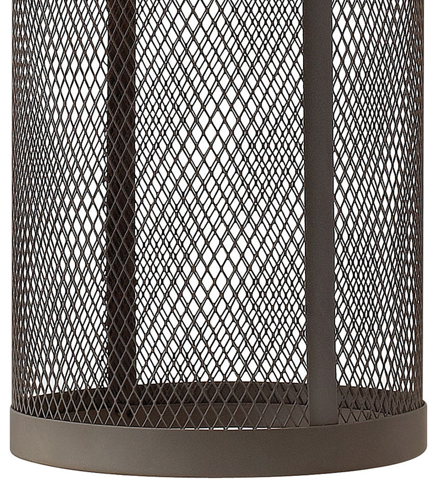Hinkley Aria Medium Wall Mount Lantern, Buckeye Bronze