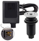 Disposal Air Switch and Single Outlet Control Box, Polished Chrome