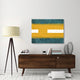 "Green And Yellow Abstract Theme 1" Fine Art Print