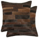 Torino Madrid Pillows, Set of 2, Chocolate, 18"x18"