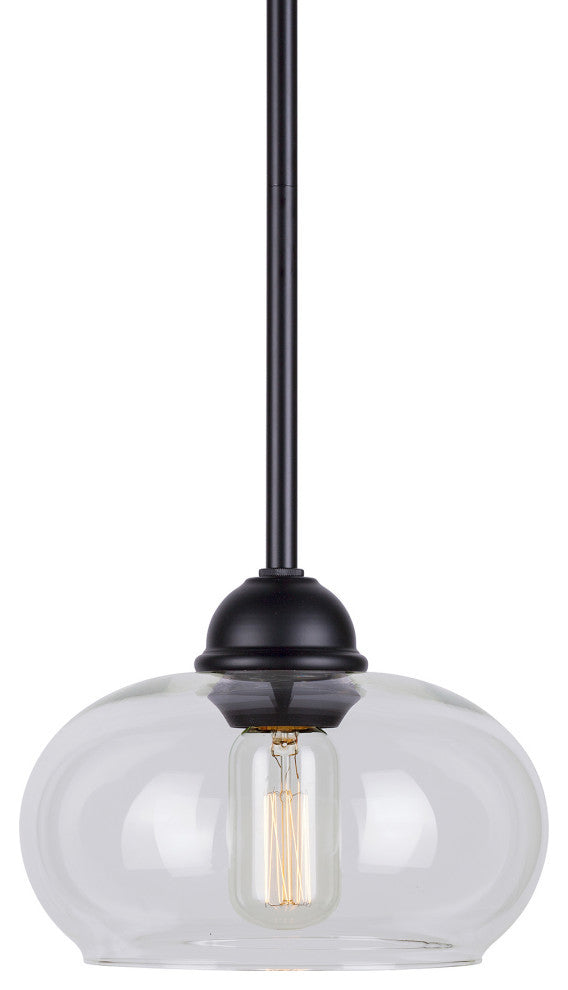1-Light Mini Pendant, Black