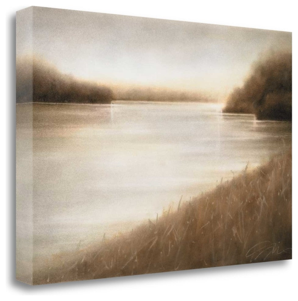 "Lost Lagoon" By Gretchen Hess,Ready to Hang Giclee Print on Gallery Wrap Canvas