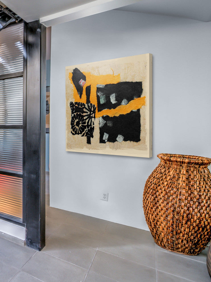 "Touch of Modern III" Painting Print on Canvas by Irena Orlov